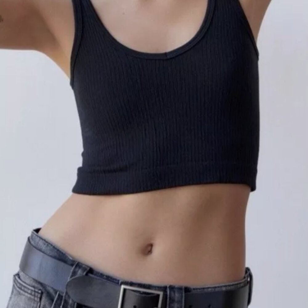 URBAN OUTFITTERS Out From Under Drew Seamless Ribbed Cropped Tank Top